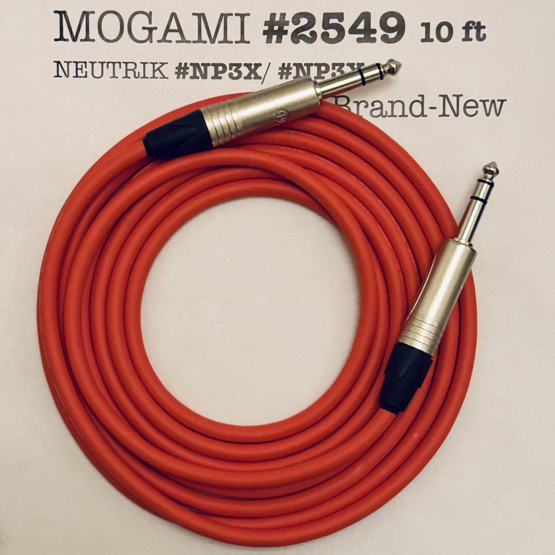 【大注目】 3m 赤 バランスケーブル 2549 MOGAMI 新品 メルカリ - TRS NEUTRIK 配信機器・PA機器・レコーディング機器
