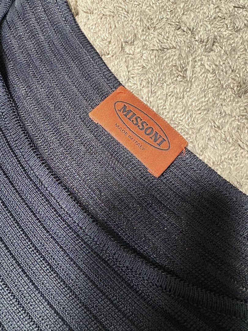 【MISSONI】長袖ひざ下丈ワンピース42 MISSONI】長袖ひざ下丈ワンピース42 - メルカリ