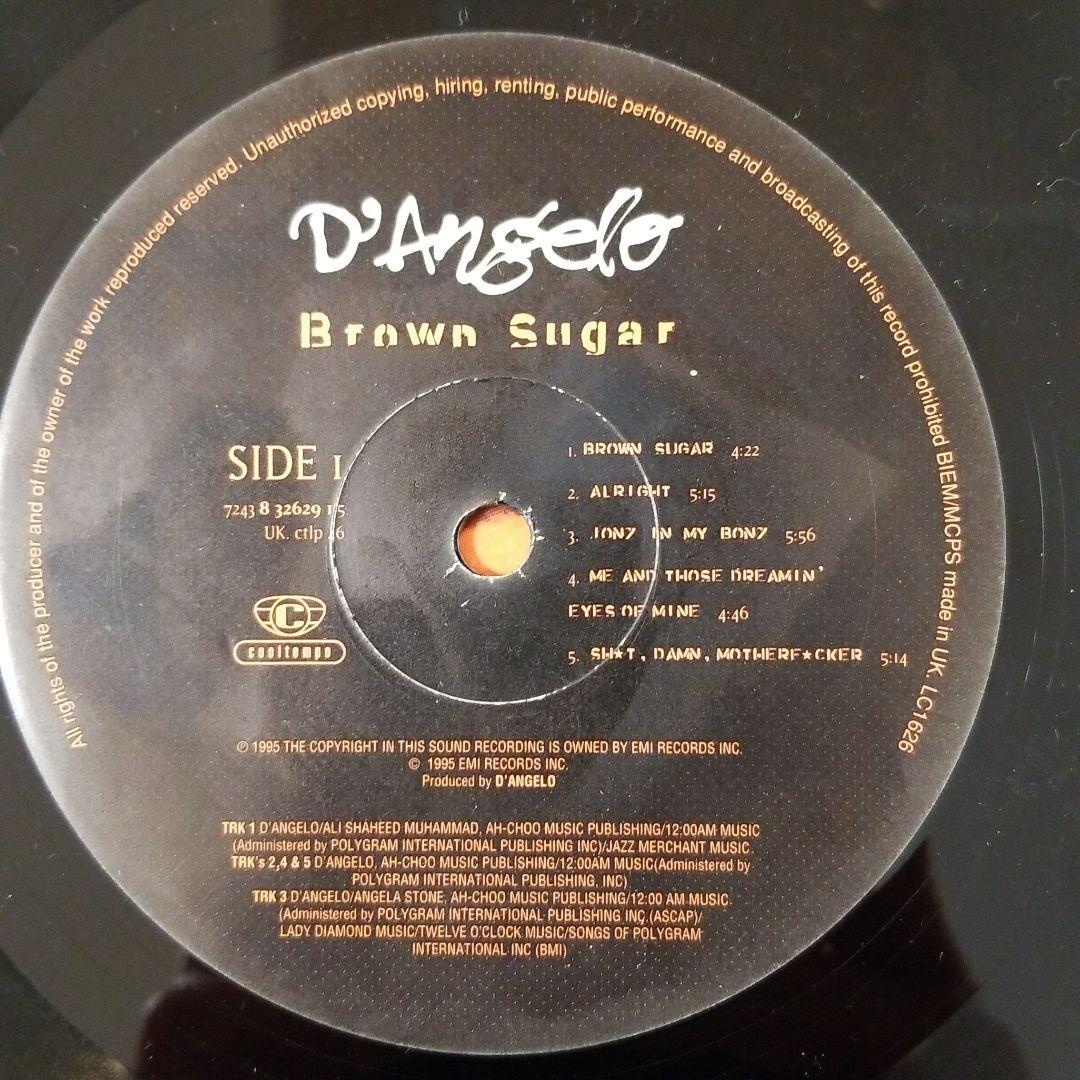 春早割 新品未開封2LP D'ANGELO BROWN SUGAR アナログレコード kead.al