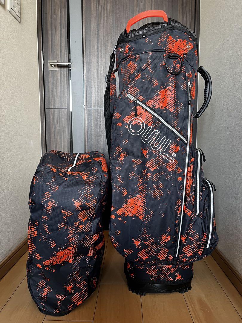 超美品OUULオウル 超軽量1.9kg カートキャディバッグ 14分割9.5型 OOWLS 14分割 スタンドキャディバッグ 9.5型 軽量 47インチ対応