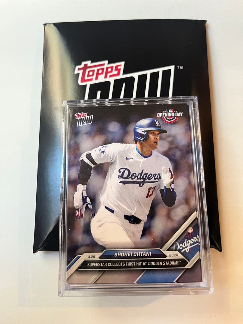 大谷翔平カード topps now 2025 移籍後初ヒット ♯９