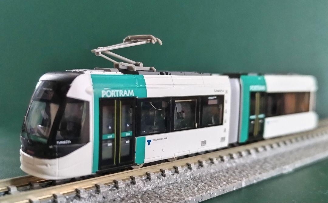 Nゲージ ③富山ライトレールLRT(M)2両動力化済 TOMYTEC - メルカリ