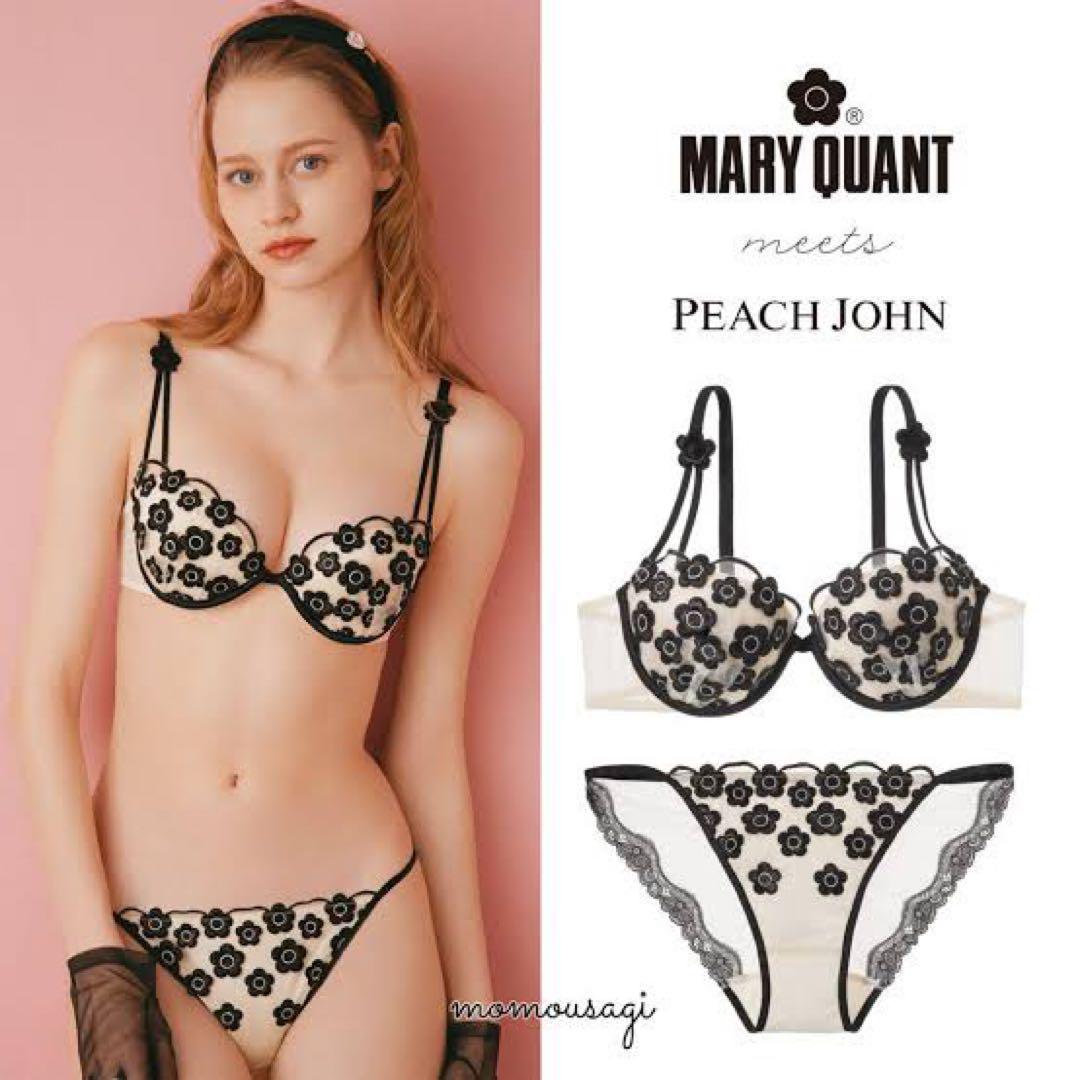 MARY QUANTコラボ PEACH JOHN デイジーレースブラ E70