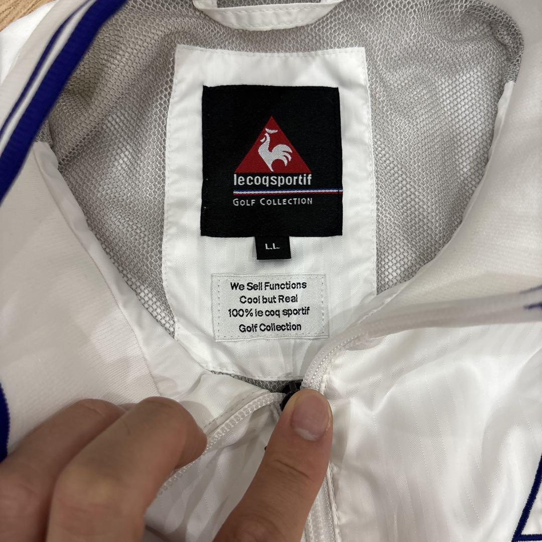 le coq sportif ゴルフジャケット Mサイズ ブラック/グリーン