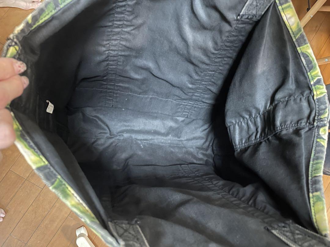 supreme 18ss.skull pile denim tote bag