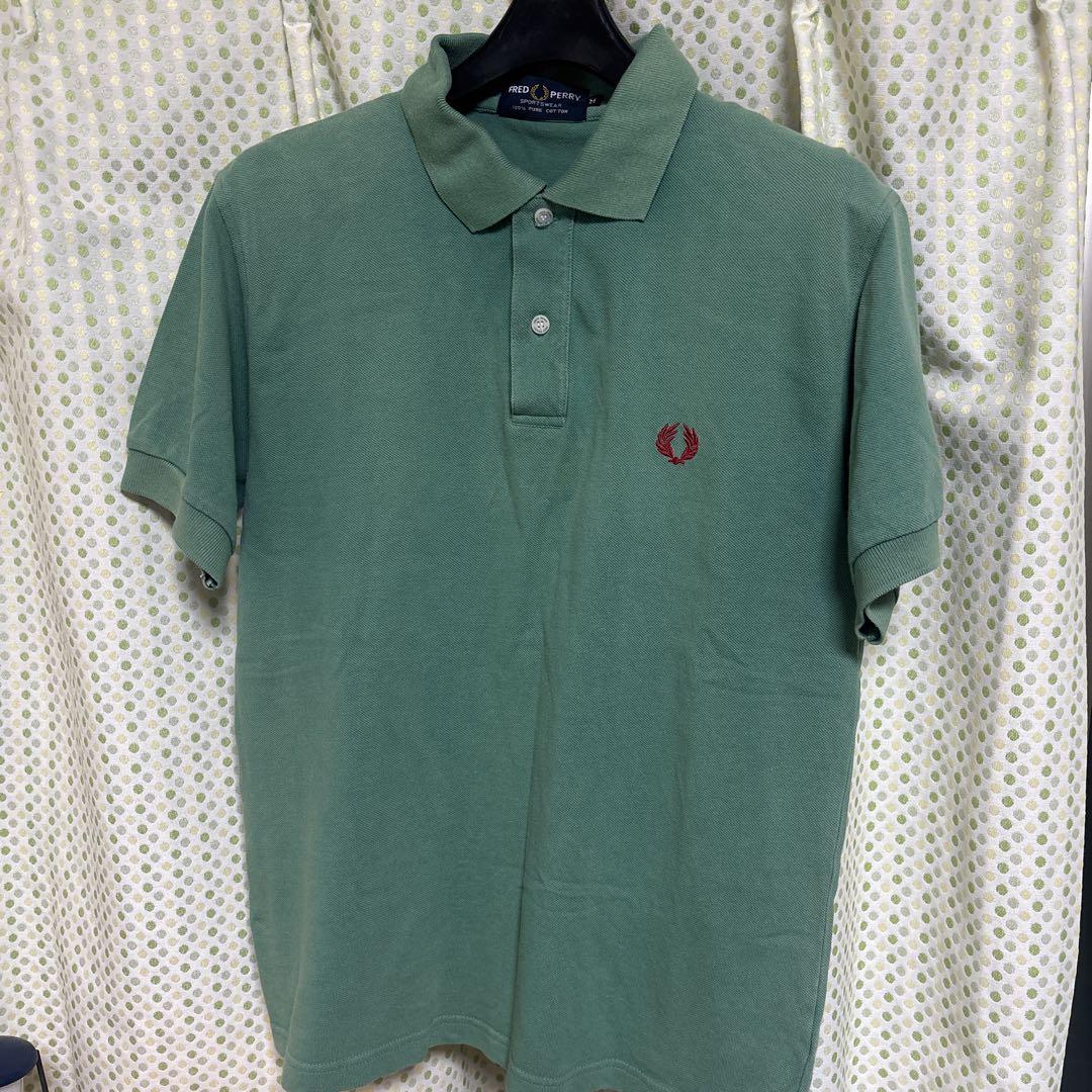 FRED PERRY グリーン ポロシャツ フレッドペリー - メルカリ