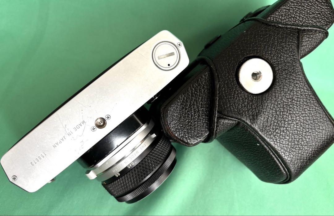 ★ OLYMPUS M-1 (革ケース付) + ★M-SYSTEM 50mm