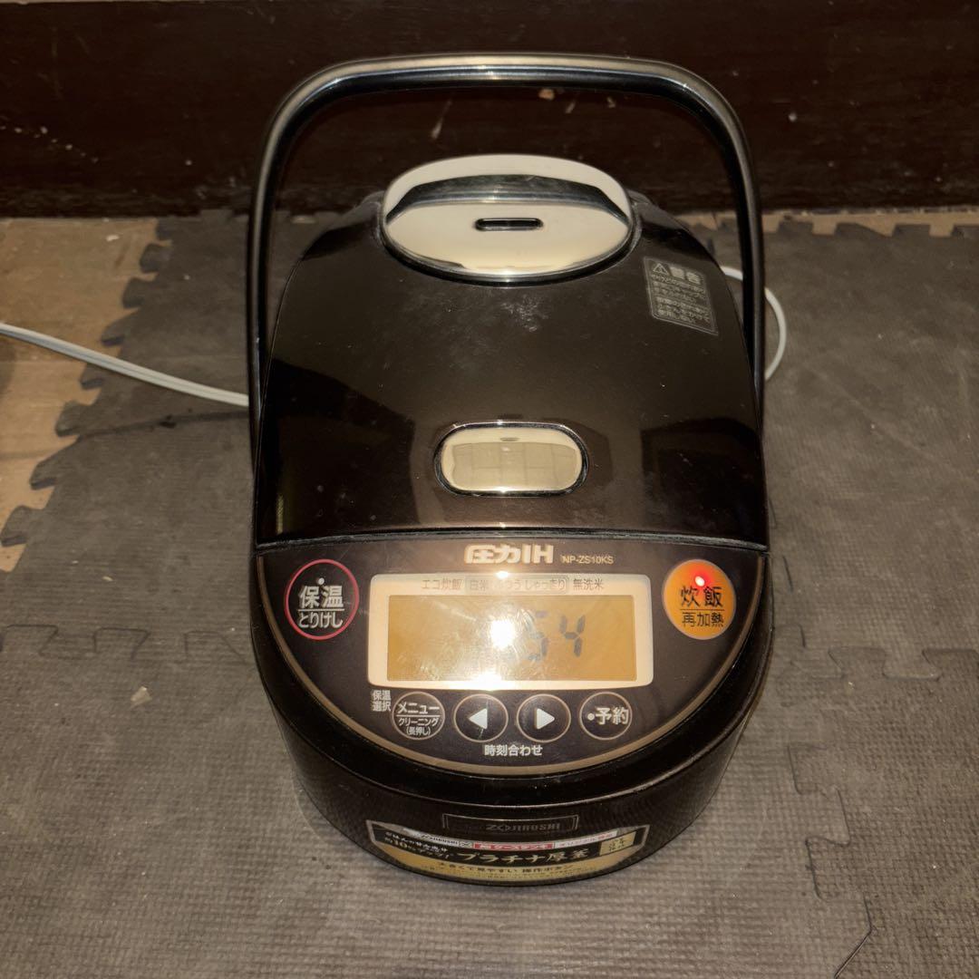 ZOJIRUSHI　NP-ZS10KS プラチナ厚釜圧力IHジャー5.5合 ZOJIRUSHI NP-ZS10KS プラチナ厚釜圧力IHジャー5.5合
