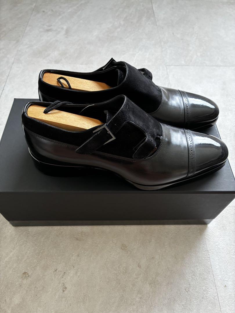 【限定モデル】 BlackEdition定価20万Santoni ダブルモンク