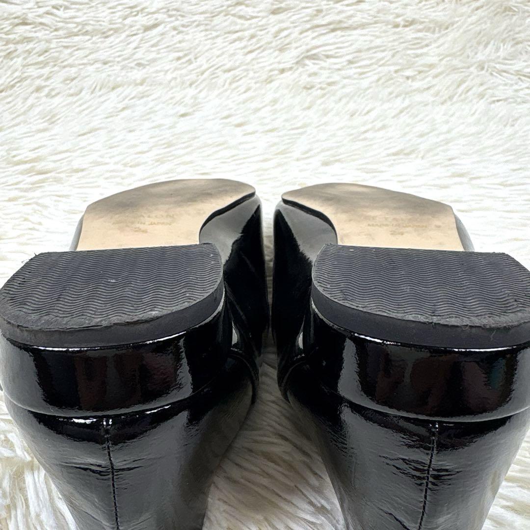 美品、LE TALON、ルタロン、ポインテッド、ワンストラップ、フラットシューズ