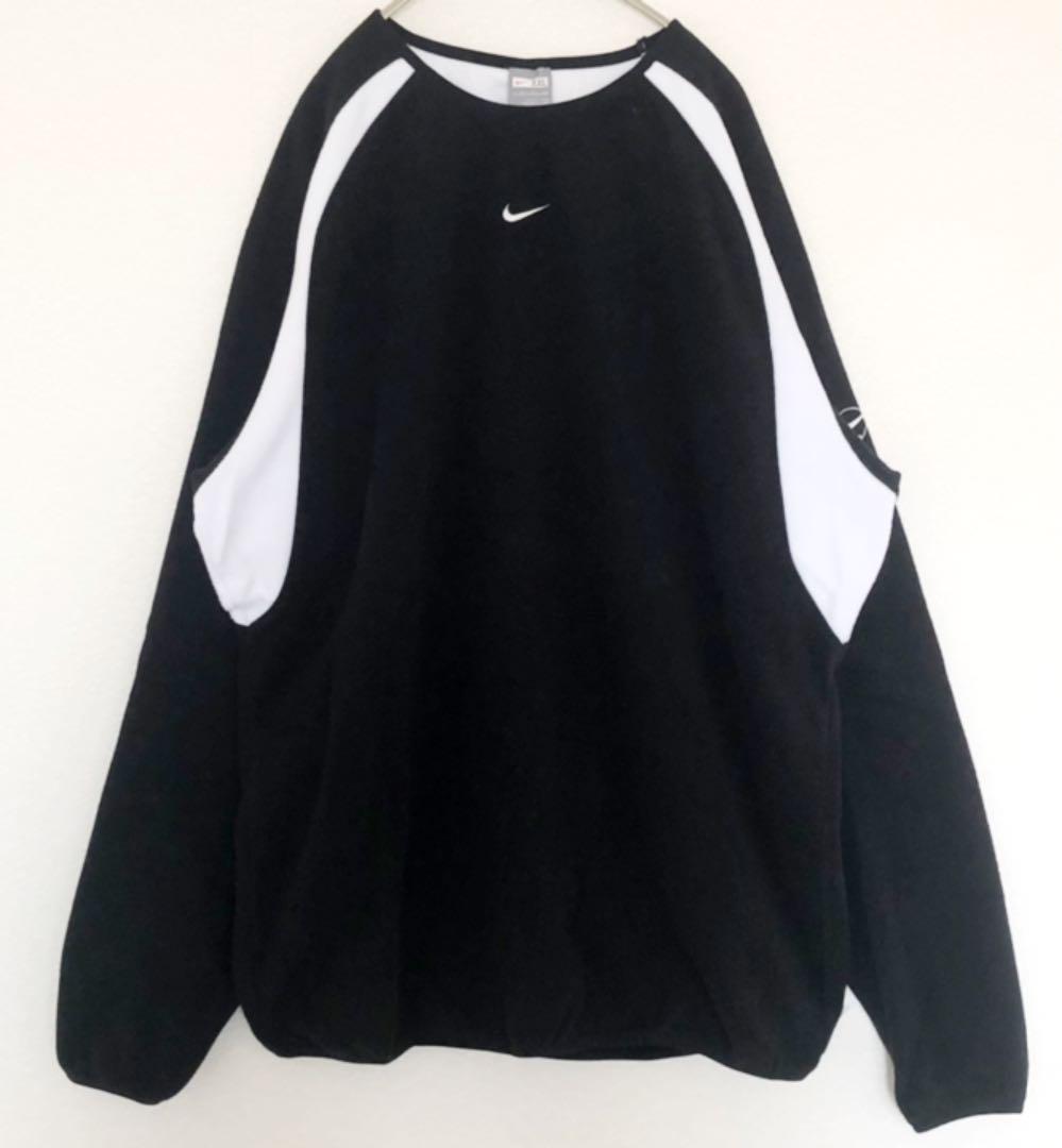 超特価格安 3XL ナイキ NIKE ワンポイント刺繍ロゴフリース オーバーサイズ 希少 Pd5Ls-m32739508594 特価日本製