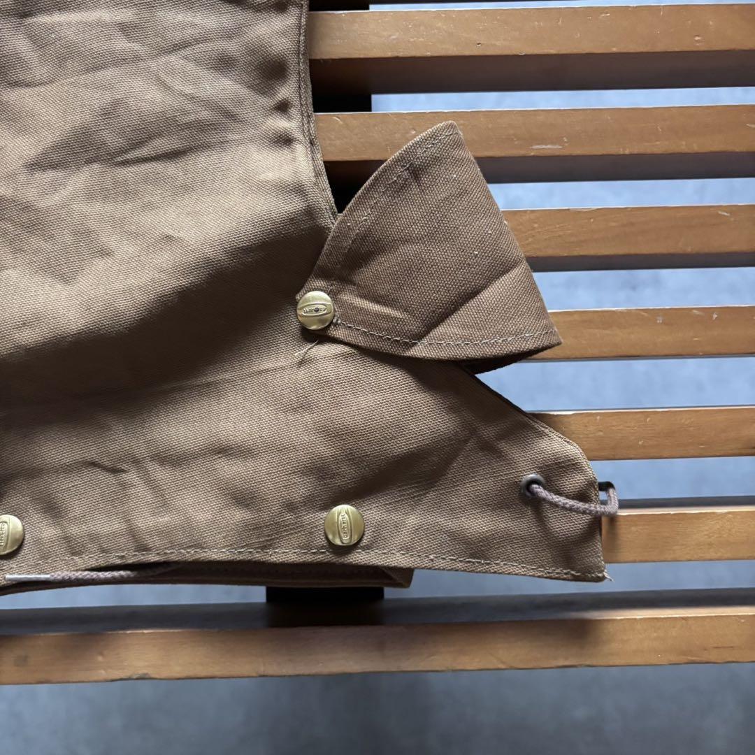 【希少】carhartt 後付けフード バラクラバ ダック地 ブラウン AP67