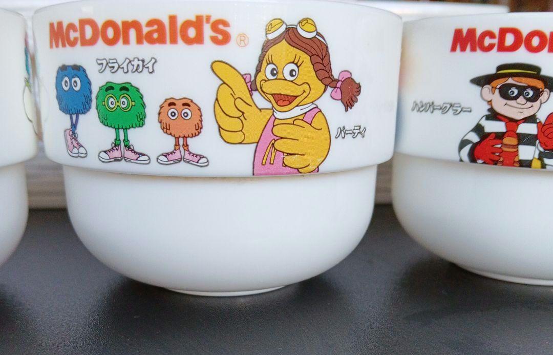 McDonald's キャラクター マグカップ 6個セット　レトロ
