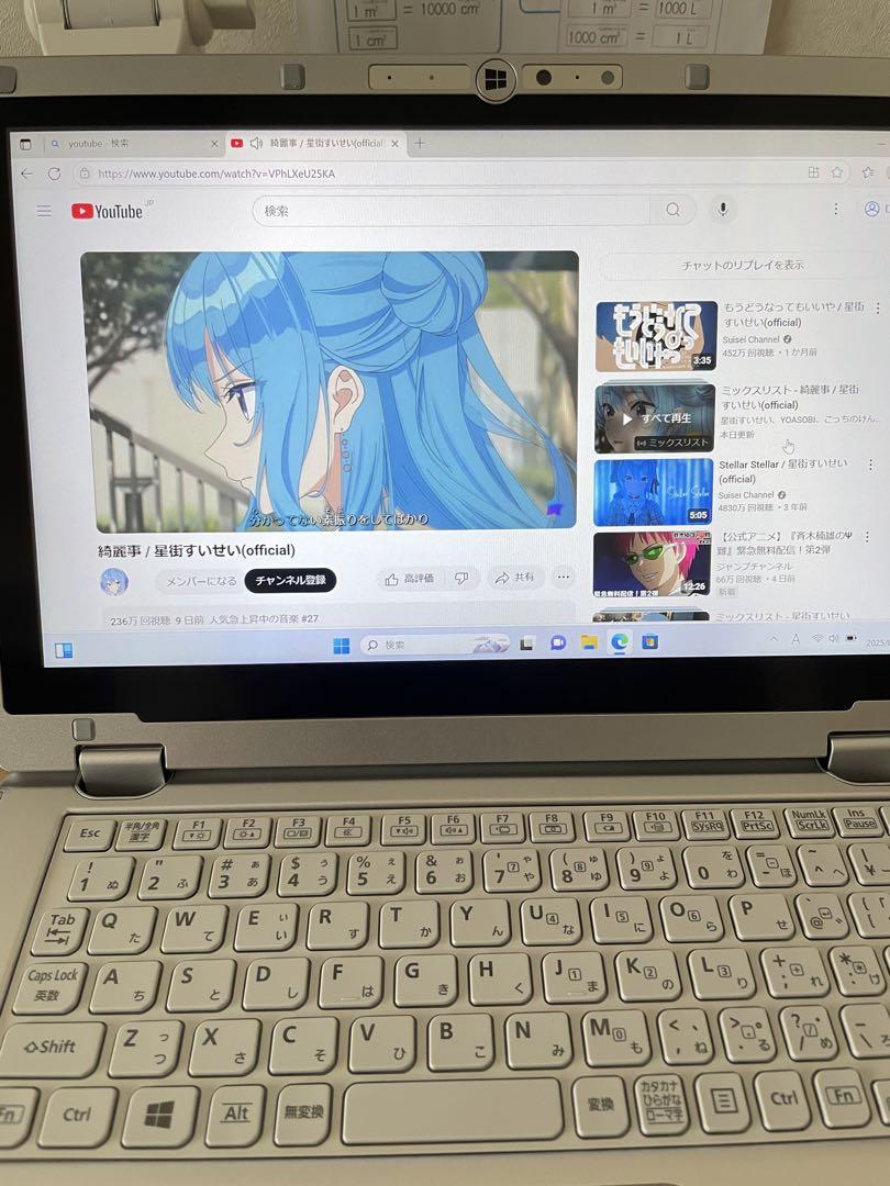 レッツノートAX3 4/128 2in1 windows11pro