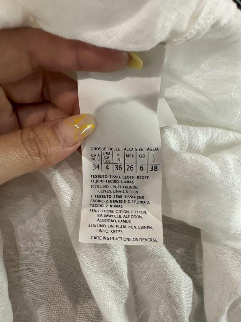 ♪ WEEKEND MaxMara ホワイト五分袖シャツ