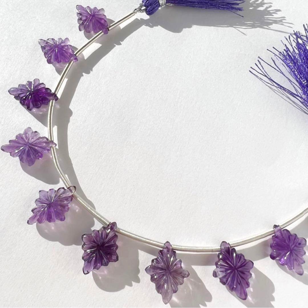 すーちゃん様  ご専用ページ ：¥ 2連 ：約 800/ ローゼンジカービング 〃▽〃 インクルージョン 亀裂 割れ目 磨き粉の残りなどがございます *同じロットで入荷したものの1連を撮影しております サイズ ±1 0㎜ 石数 価格 ×2