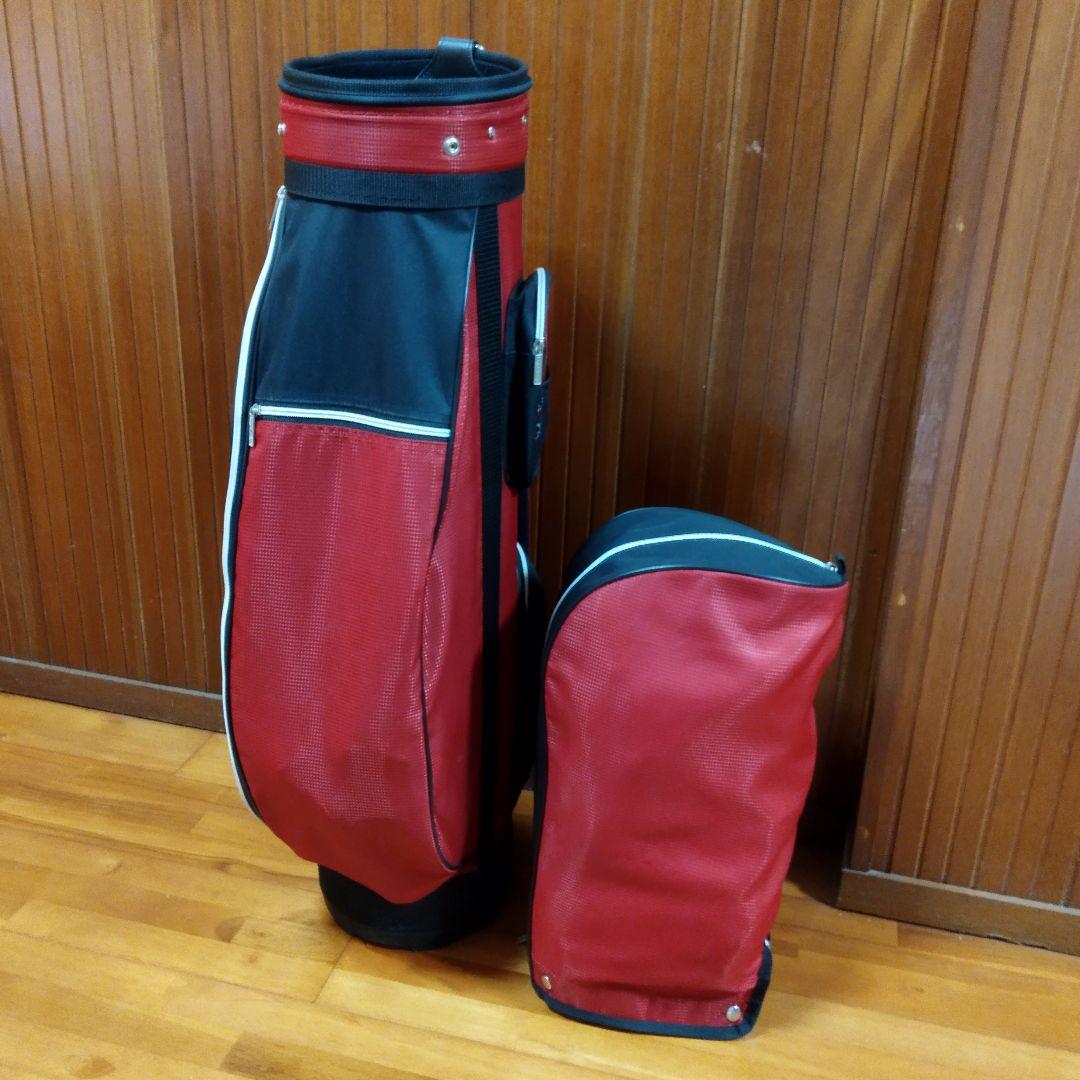 PRODIGAL GOLF キャディバッグ レッド/ブラック☆収納、便利、抜群！