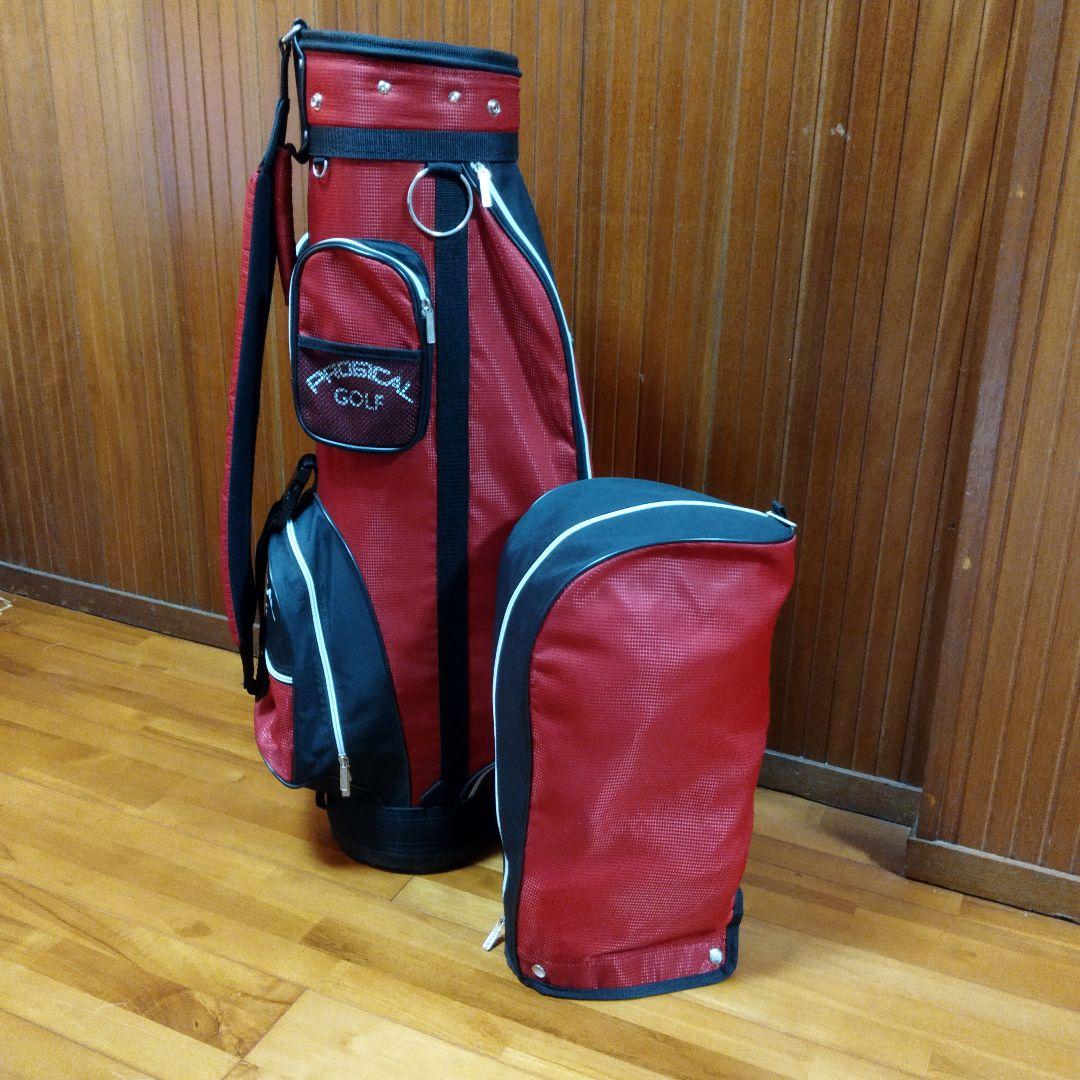 PRODIGAL GOLF キャディバッグ レッド/ブラック☆収納、便利、抜群！