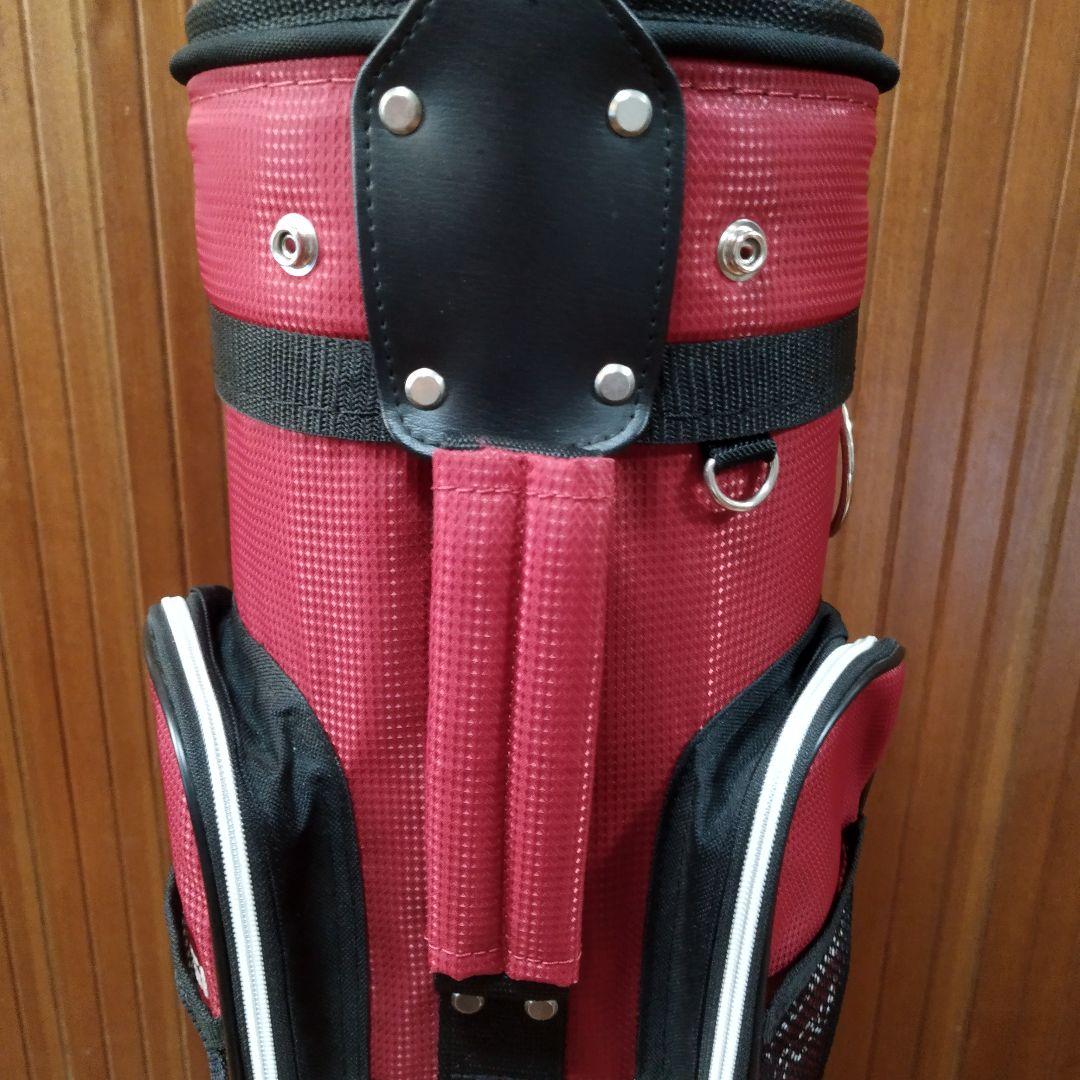 PRODIGAL GOLF キャディバッグ レッド/ブラック☆収納、便利、抜群！