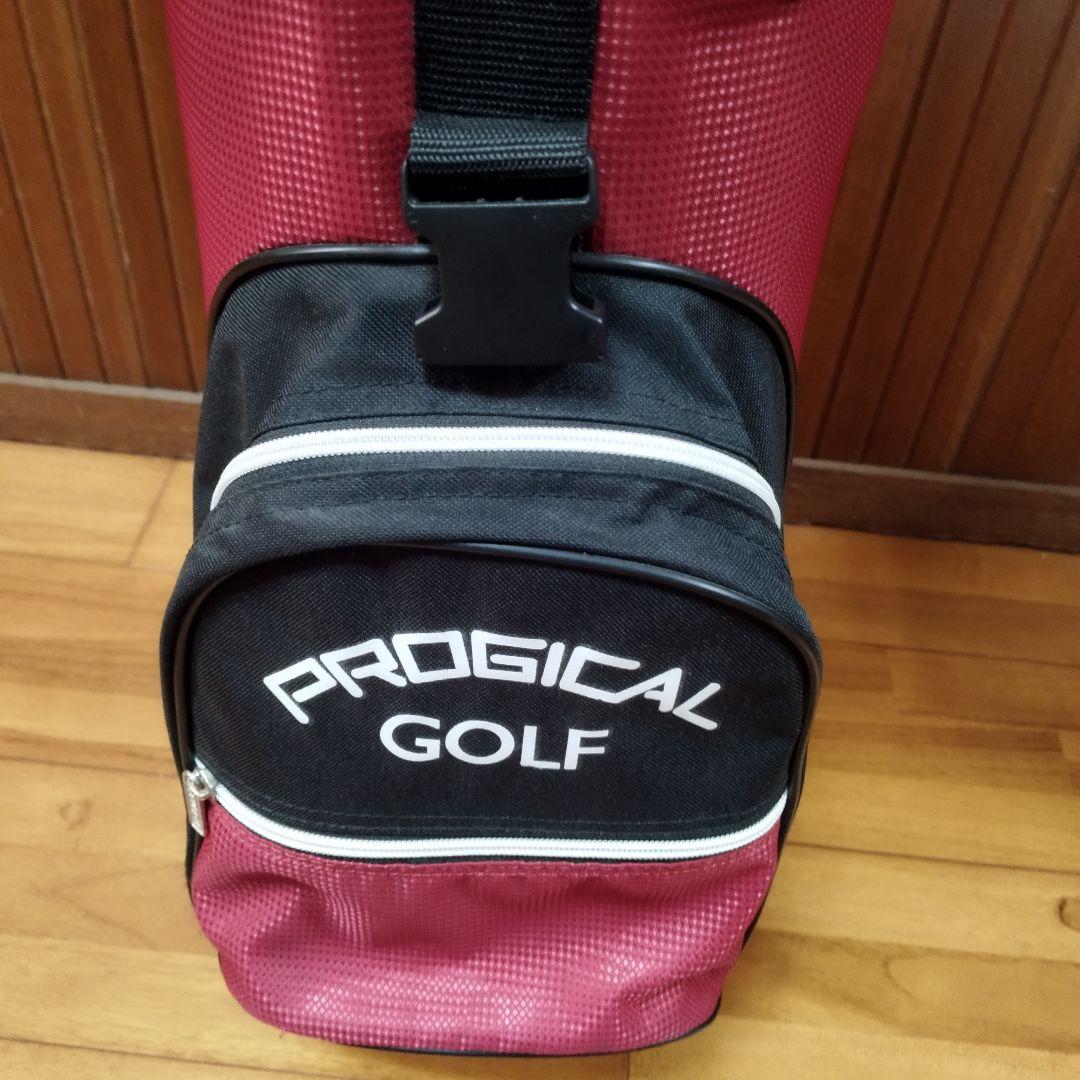 PRODIGAL GOLF キャディバッグ レッド/ブラック☆収納、便利、抜群！