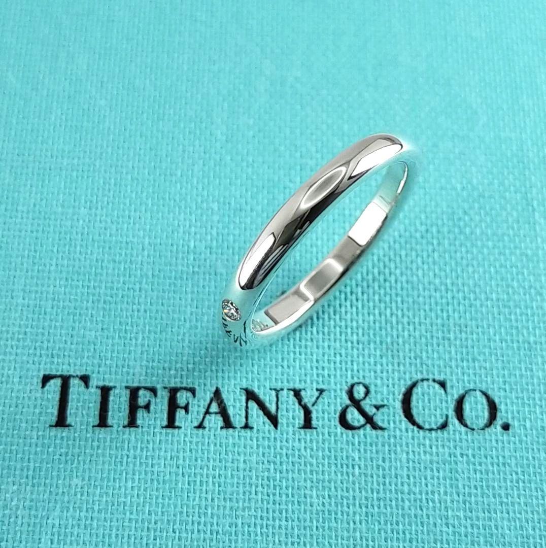 ●SALE【ティファニー】スタッキング　バンド　ダイヤ　リング　１０号　2131