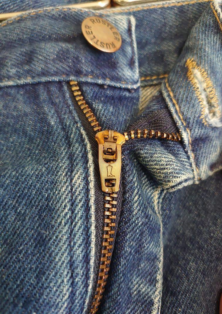 70s~80s RUSTLER denim pants noroll