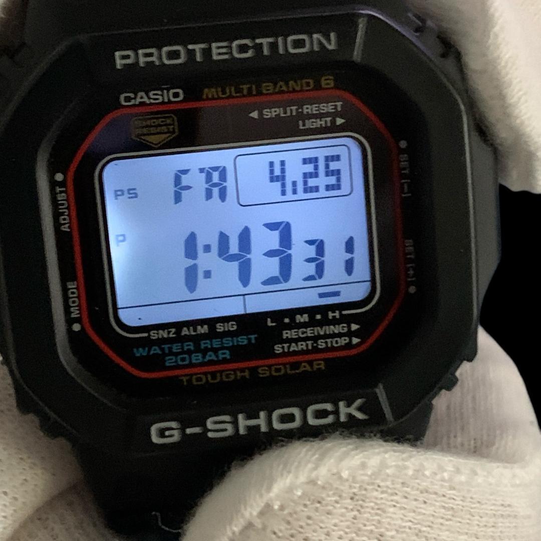 【極美品】 箱説付 G-SHOCK GW-M5610U 電波ソーラー ブラック