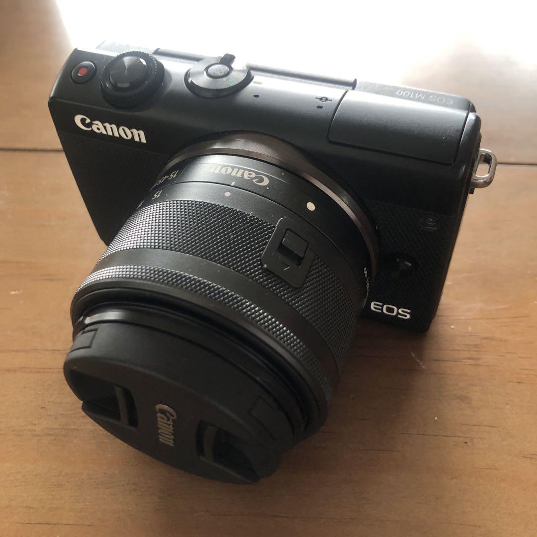 【作例あり】難あり Canon EOS M100 15-45mm ミラーレス