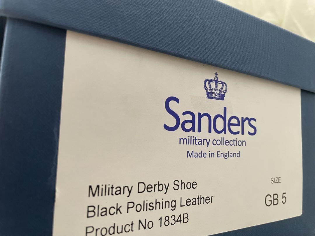 SANDERSサンダース1128Bミリタリーダービーシューズ