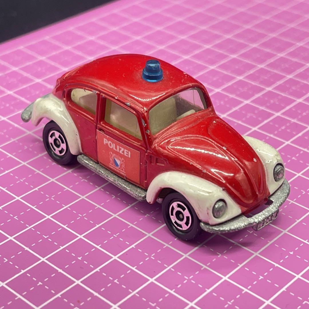 人気新品 フォルクスワーゲン 1977年 トミカ ビートル ドイツ パトカー ミニカー