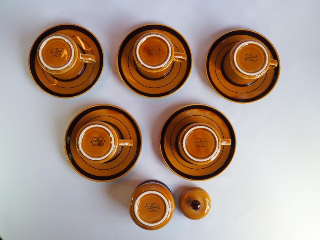 ノリタケ『コーヒーカップ５客揃い』完品　＊おまけ～ノリタケマグカップ2客
