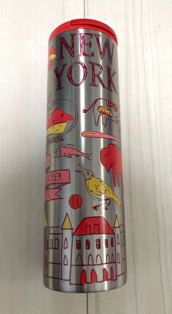 アメリカ•ニューヨーク限定 スターバックス　ステンレス製　タンブラー