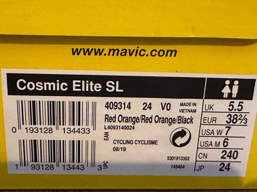 ウェア Mavic Cosmic Elite SL 24cm UK5.5