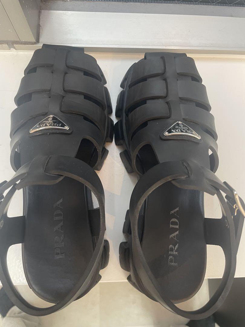 PRADA モノリス ラバー サンダル