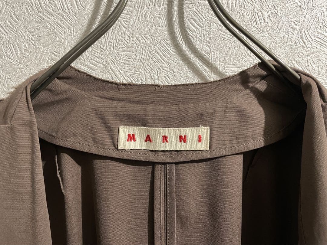 イタリア製 MARNI リボン ポケット キャンバス コート / マルニ イタリア製 MARNI リボン ポケット キャンバス コート / マルニ