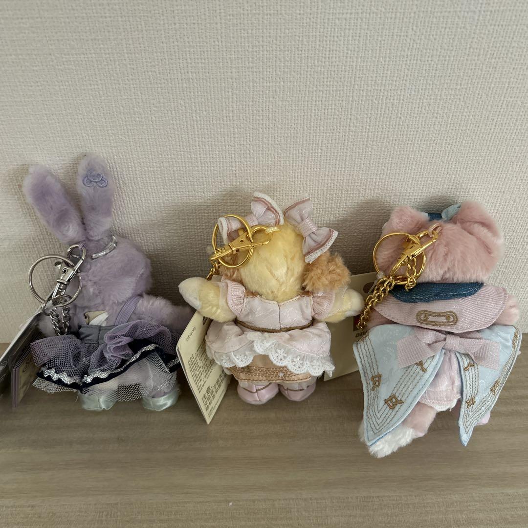 上海ディズニー ぬいぐるみキーホルダー ステラルー クッキーアン リーナベル
