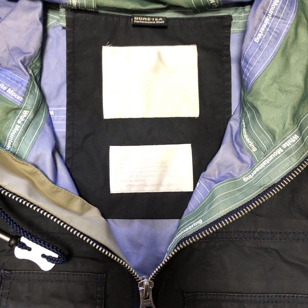 White Mountaineering マウンテンパーカー 黒/ベージュ