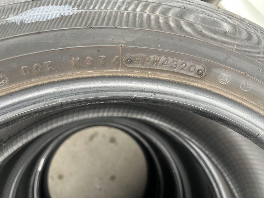 バリ溝 中古 20年製 トーヨー プロクセスR46A 225/55R19 4本