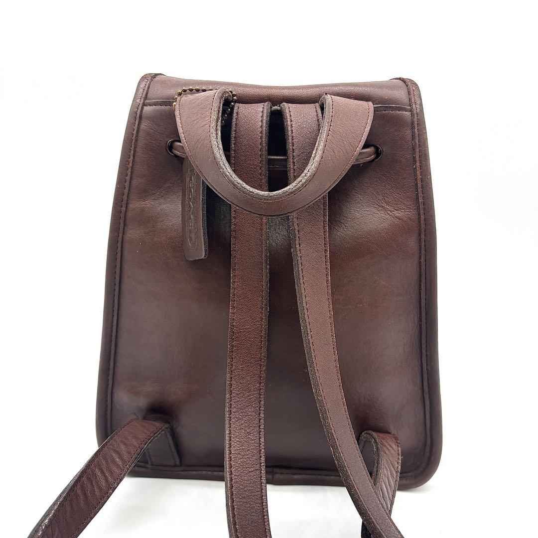 美品✨COACH オールドコーチ　ターンロック　バッグパック　リュック　USA製