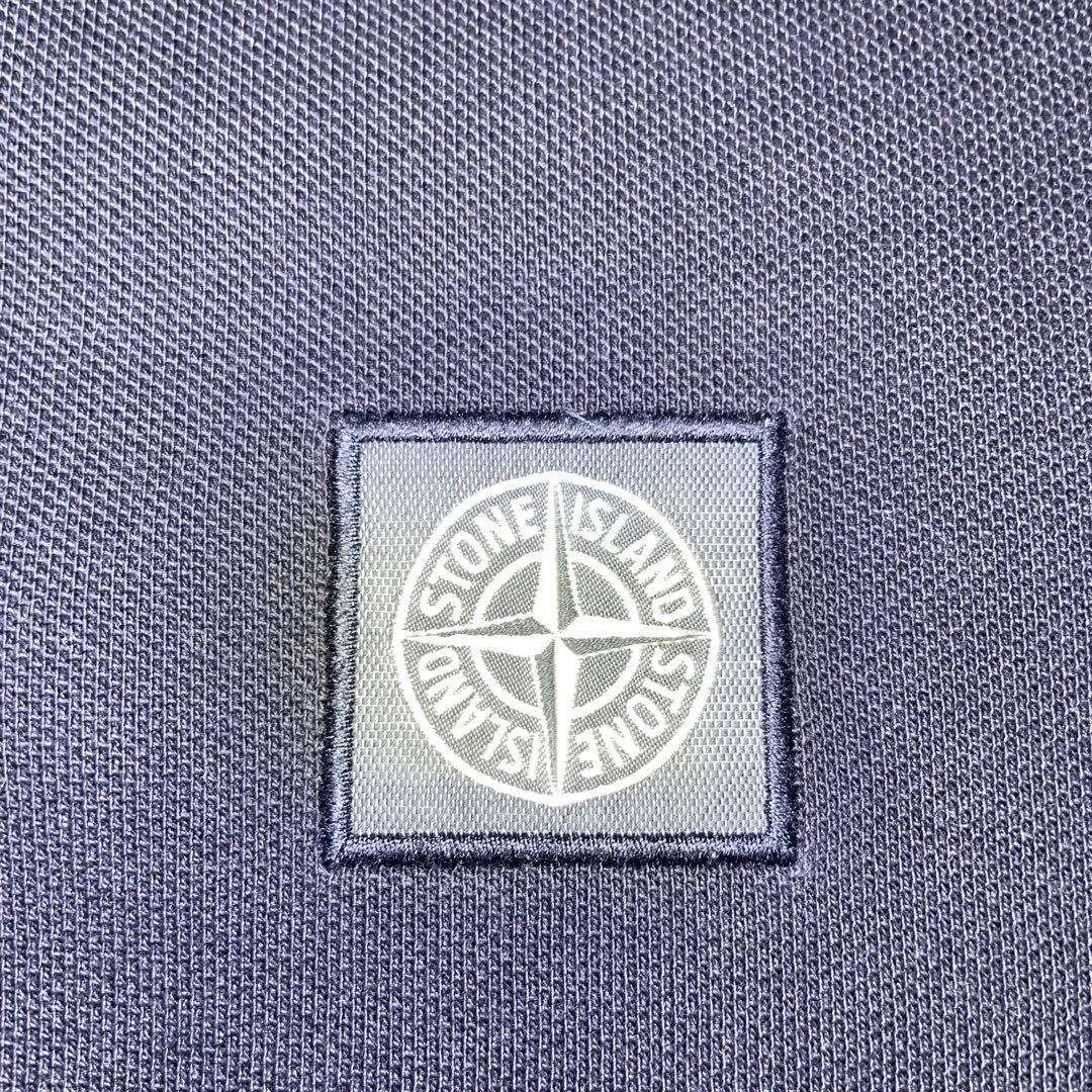 トップス Stone Island Long Sleeve Patch Polo