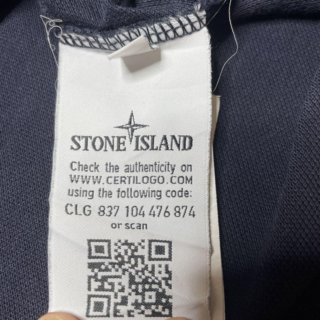 トップス Stone Island Long Sleeve Patch Polo