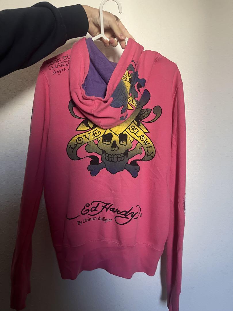 Ed Hardy（パーカー ・ ピンク/桃色系）のフリマアイテム一覧