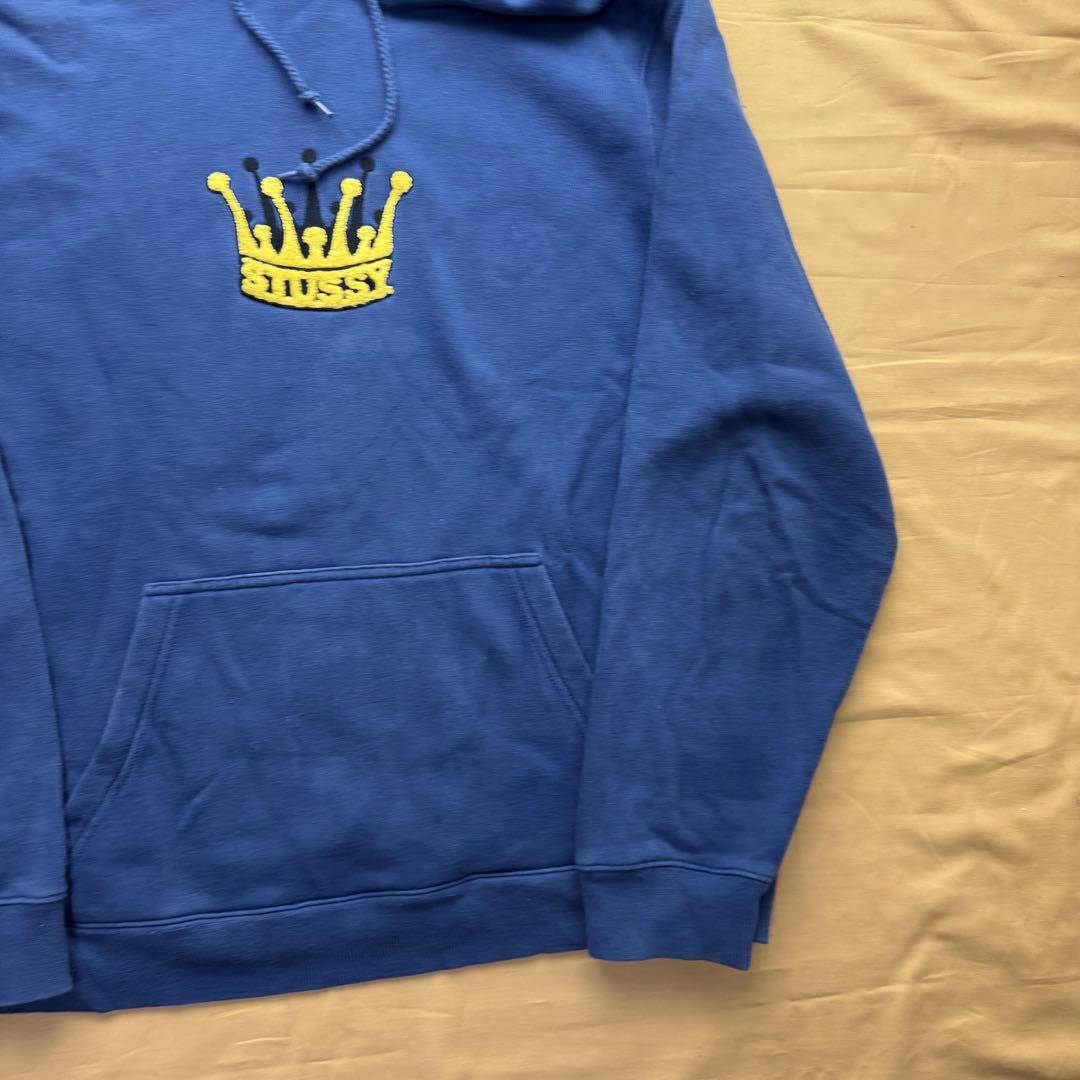stussy パーカー　フーディー　Mサイズ　ダークネイビー　ステューシー