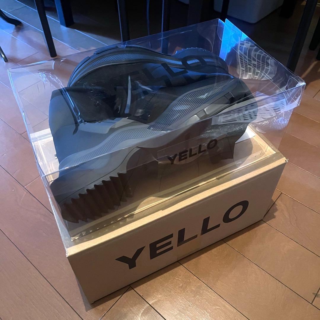 未使用YELLO TOKYO BLACK DOUBLE SNEAKER BOOT 未使用YELLO TOKYO BLACK DOUBLE SNEAKER BOOT