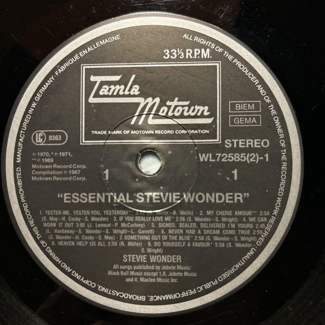 Stevie Wonder エッセンシャル・スティービー・ワンダー UK