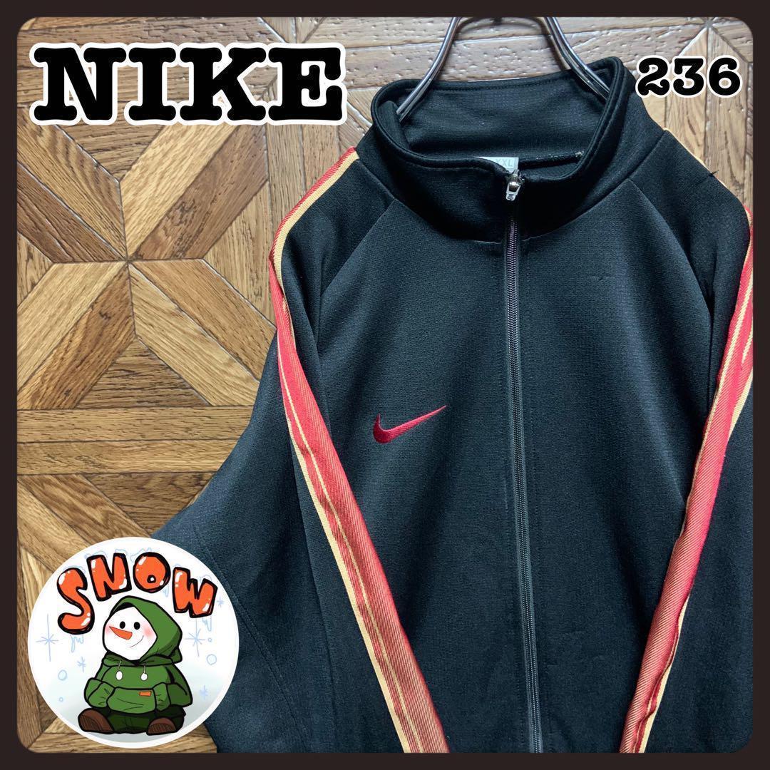 NIKE ナイキ トラックジャケット 刺繍ロゴ 総柄　激レア　ジャージ