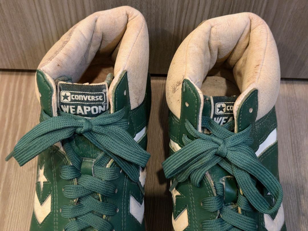 80年代 ORIGINAL CONVERSE WEAPON グリーン US 12
