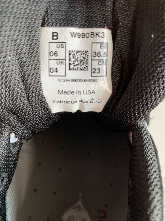 カラー ニューバランス W990BK3 made in U.S.A. tBXxu-m32767833377 のフィッテ