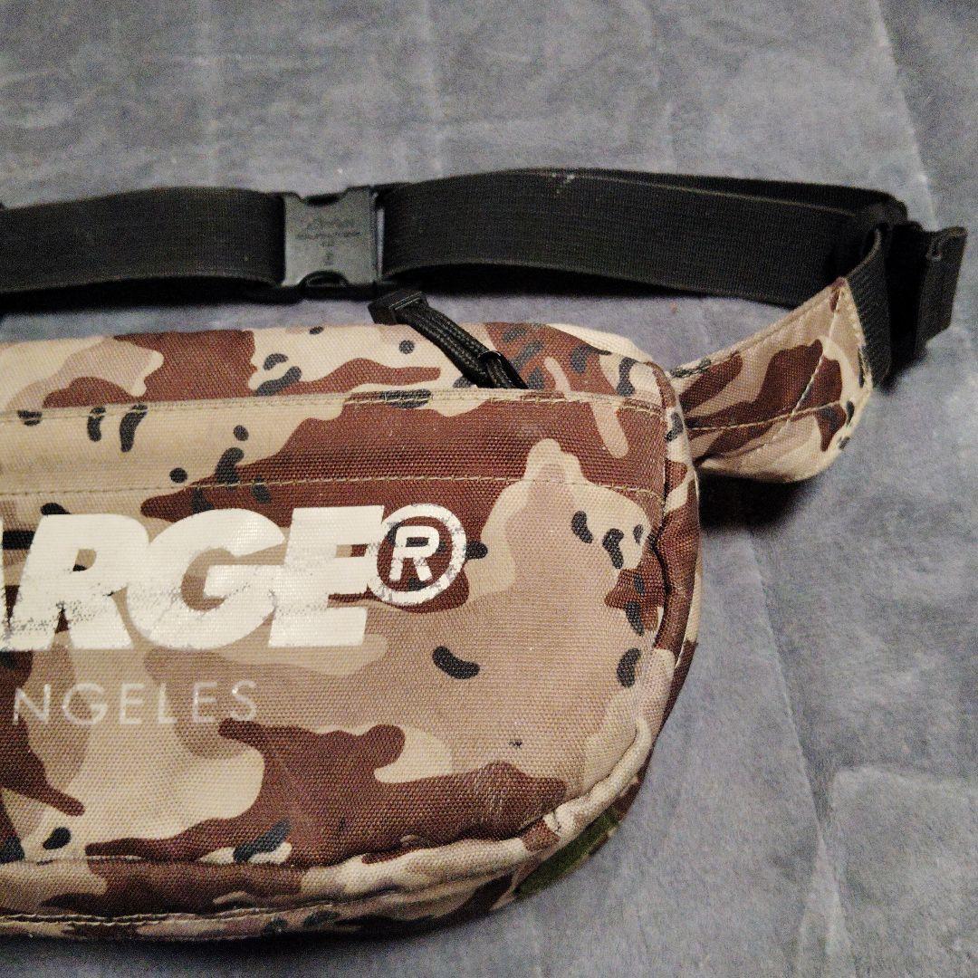 X-LARGE コーデュラ ファブリック デザートカモ ウエストバッグ