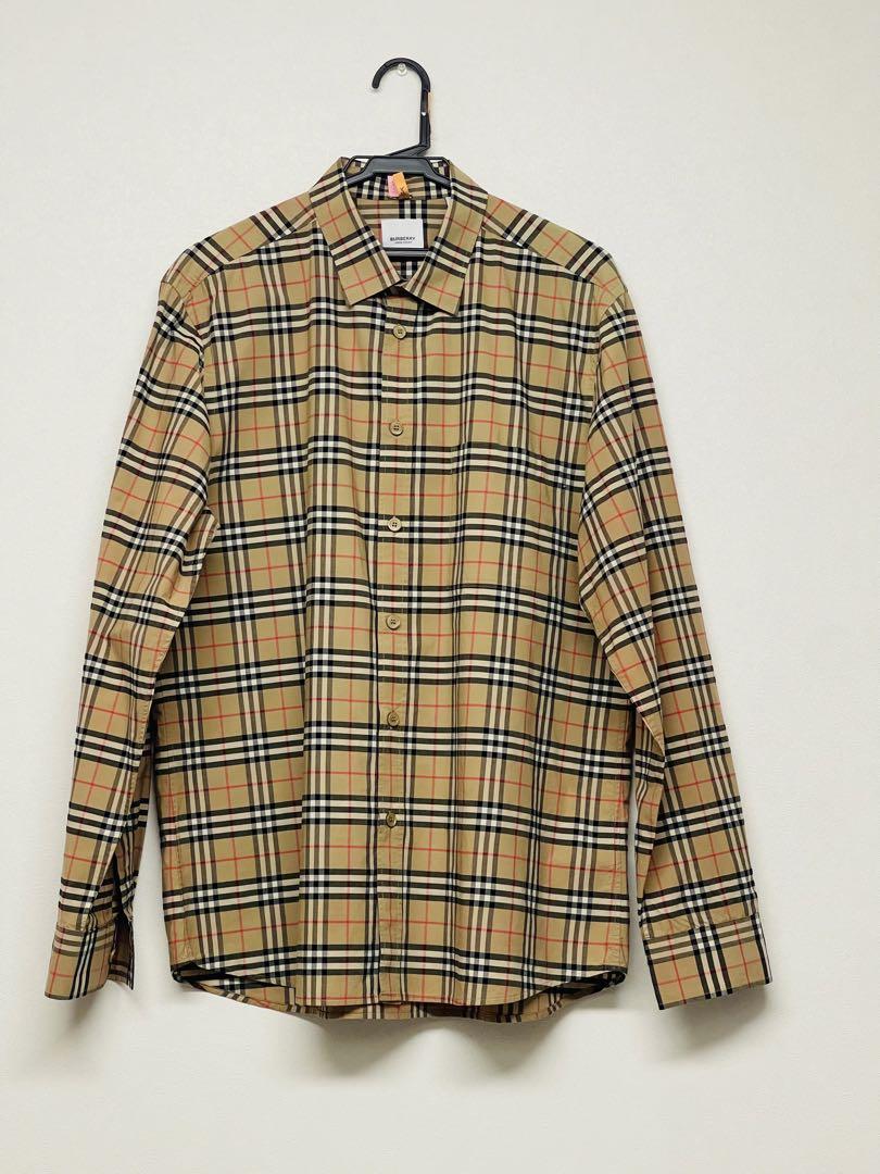 BURBERRY バーバリー ノバチェック柄 ロングスリーブシャツ 新作